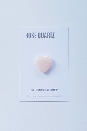 Rose Quartz Heart