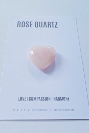 Rose Quartz Heart