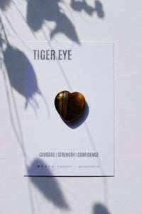 Tiger Eye Heart