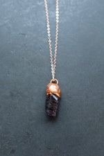 Copper Garnet Necklace