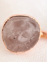 Rose Quartz Hair Clip