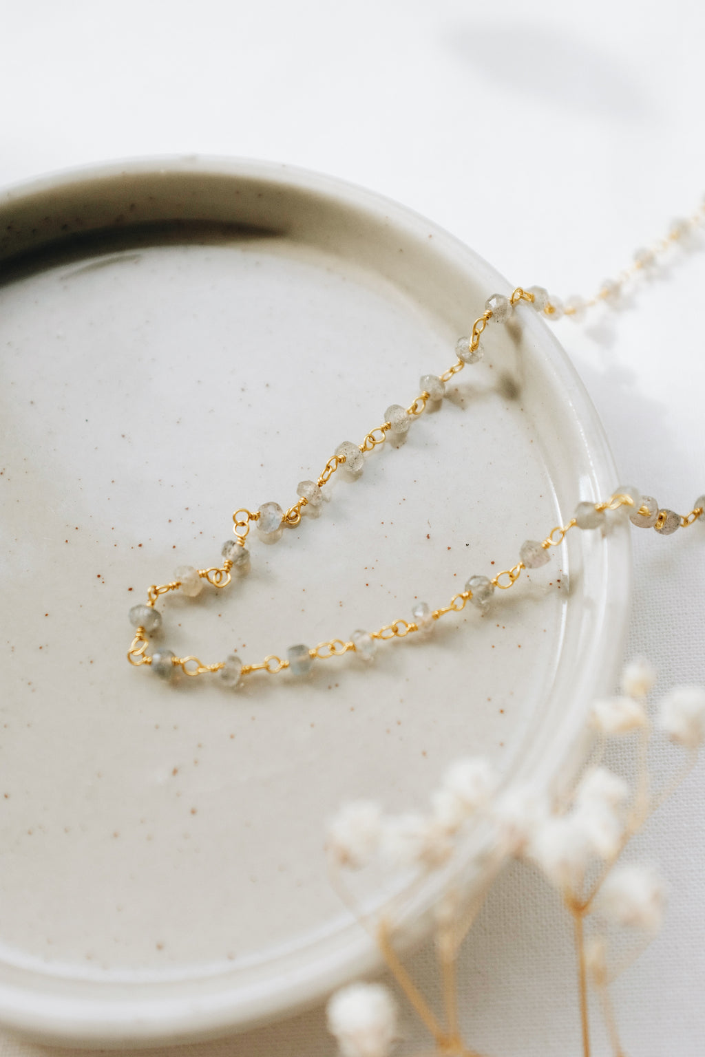 Labradorite Beaded Chocker