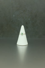 Turquoise Silver Ring - Size K 1/2