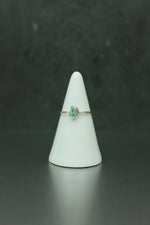 Turquoise Silver Ring - Size K 1/2