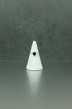 Smokey Quartz Silver Ring - Size L