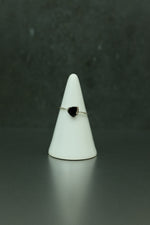 Smokey Quartz Silver Ring - Size L