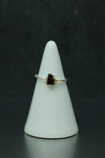 Tigers Eye Silver Ring - Size I 1/2