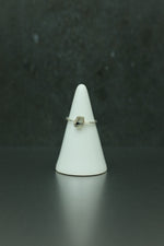 Rutilated Quartz Silver Ring - Size I 1/2