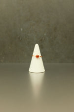 Carnelian Copper Ring • Fire & Focus Crystal – Size M