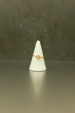 Quartz Druzy Copper Ring • Raw Light & Energy – Size S