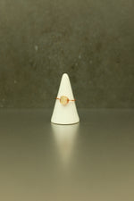 Flower Agate Copper Ring • Soft Growth & New Beginnings – Size S