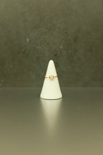 Lace Agate Copper Ring • Calm Clarity & Soft Structure – Size K