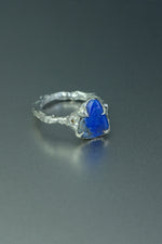 Lapis Lazuli Ring • Deep Blue Crystal – Size N