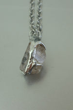 Herkimer Diamond Crystal Necklace • Clarity & Energy