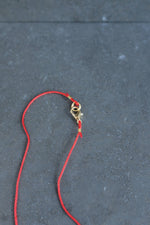 Evil Eye Red String Necklace • Protective Good Luck Amulet