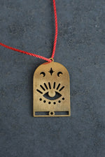 Evil Eye Red String Necklace • Protective Good Luck Amulet