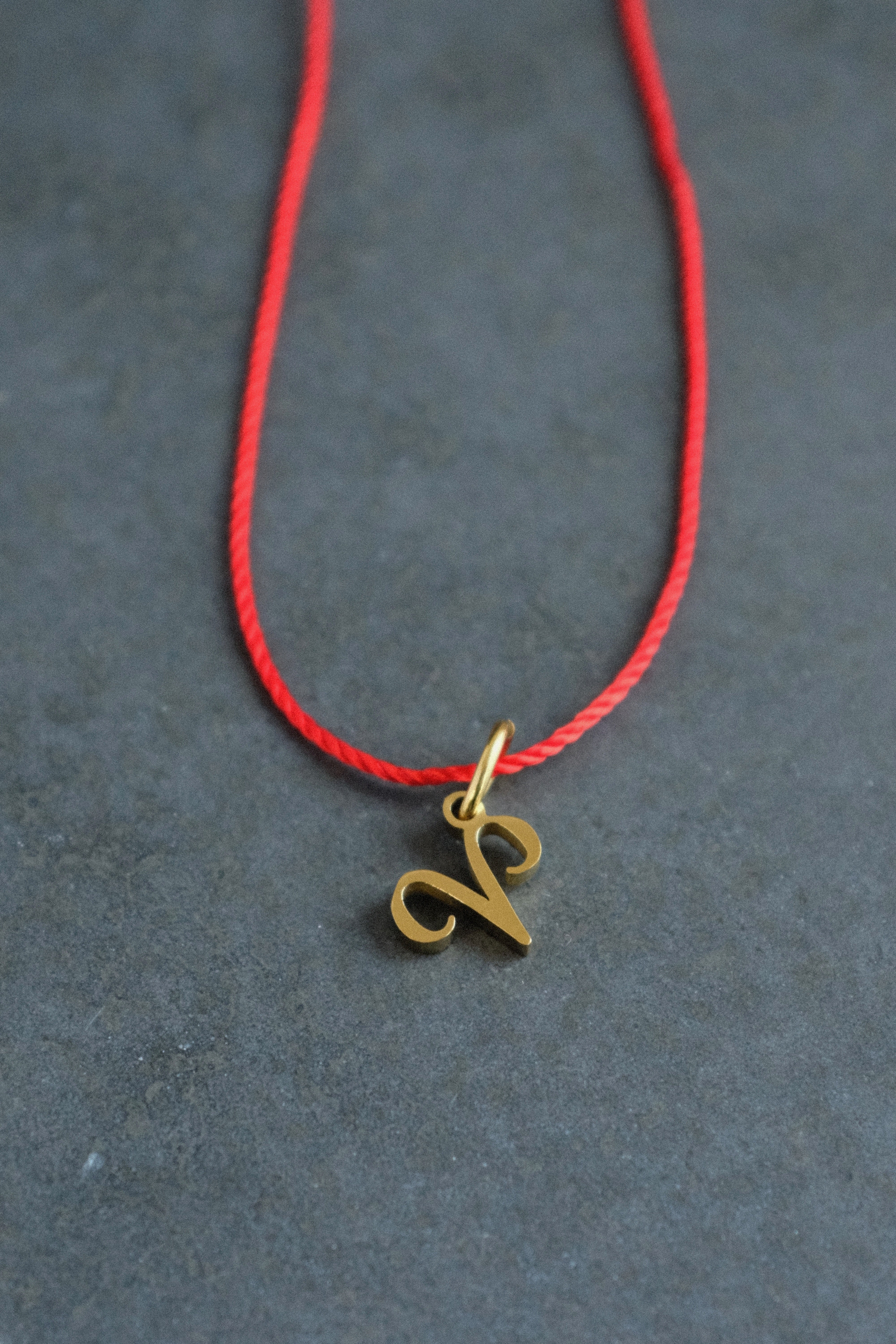 Horoscope Red String Necklace • Zodiac Sign Protection & Good Luck Amulet