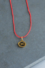 Horoscope Red String Necklace • Zodiac Sign Protection & Good Luck Amulet