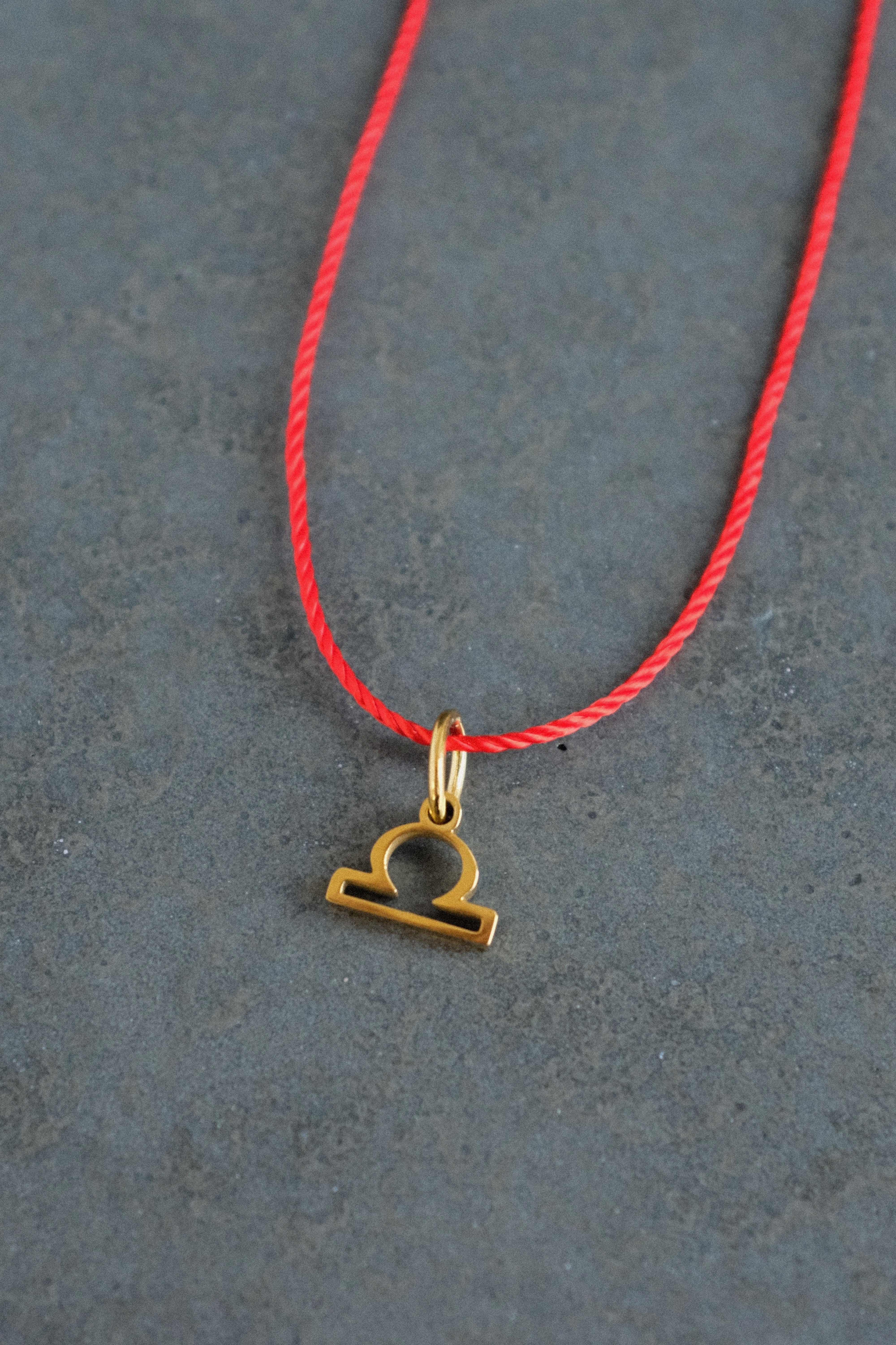 Horoscope Red String Necklace • Zodiac Sign Protection & Good Luck Amulet