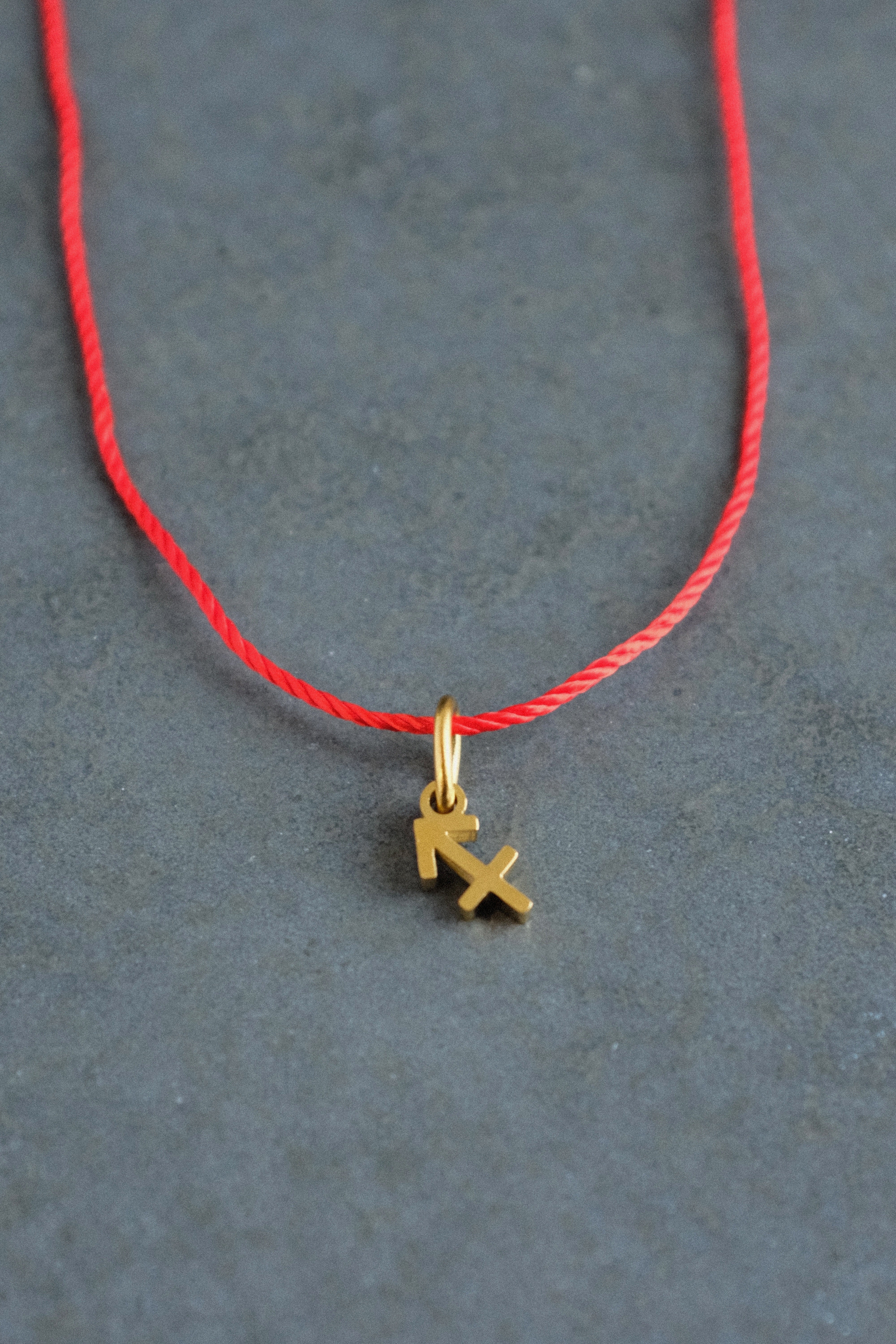 Horoscope Red String Necklace • Zodiac Sign Protection & Good Luck Amulet