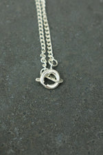 Silver Citrine Point Necklace