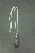 Silver Amethyst Necklace