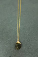 Gold Labradorite Necklace
