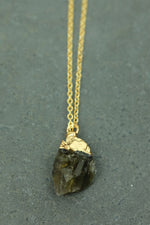 Gold Labradorite Necklace