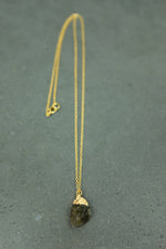 Gold Labradorite Necklace