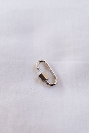 Silver Oval Carabiner