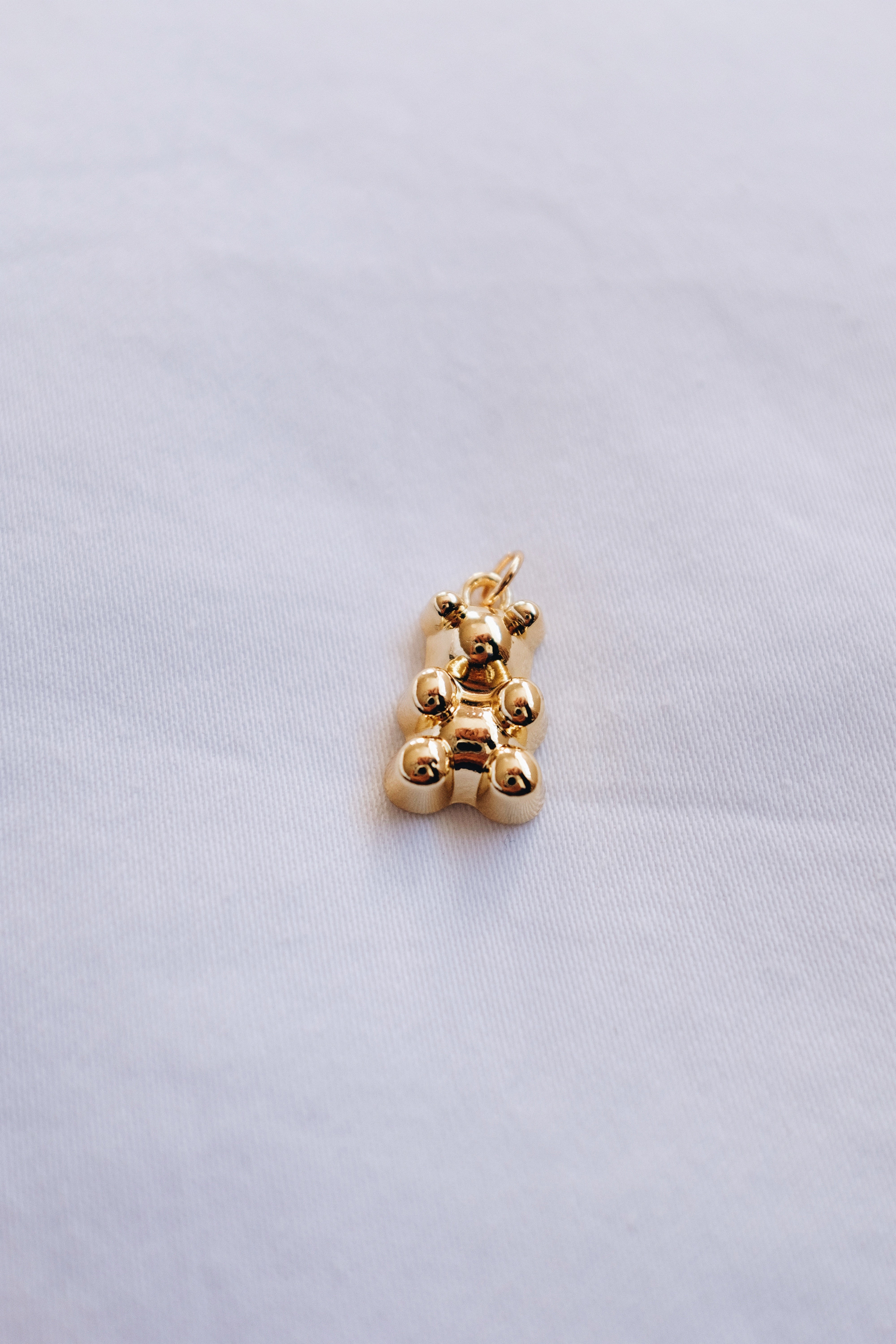 Gold Gummy Bear Charm