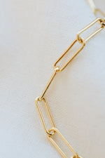 Gold Paperclip Necklace