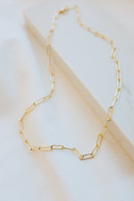 Gold Paperclip Necklace