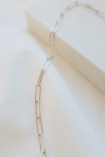 Silver Paperclip Necklace