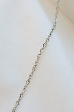 Silver Small Cable Chain Necklace