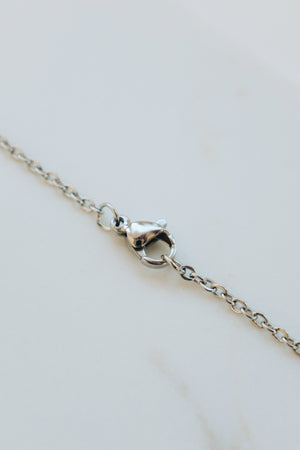 Silver Small Cable Chain Necklace