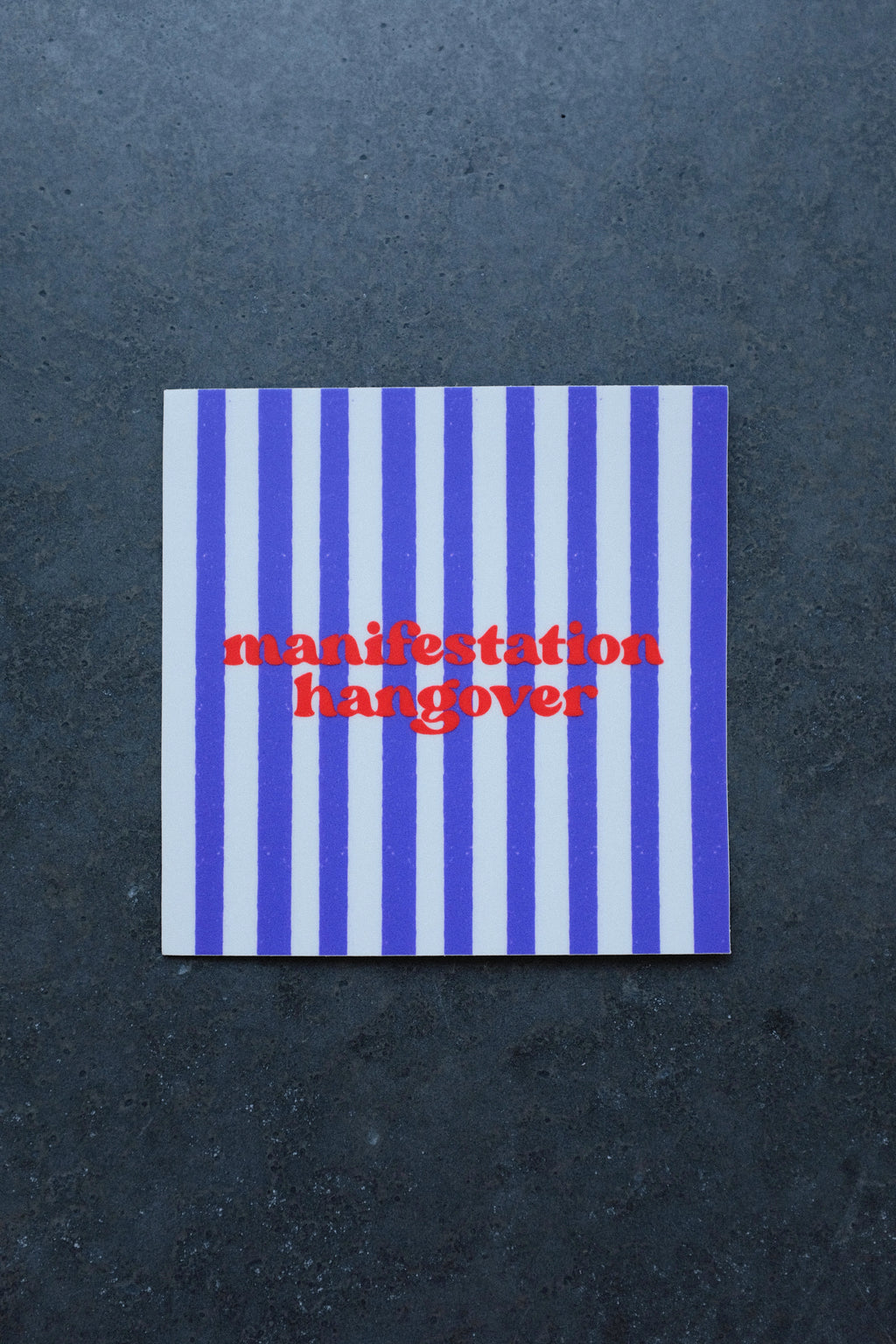 Hangover Sticker • Durable Vinyl Decal for Laptop, Water Bottle & Journal