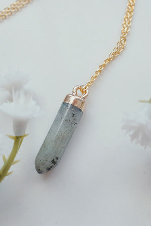 Labradorite Point Necklace