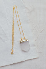 Hexagonal Quartz Necklace