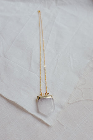 Hexagonal Quartz Necklace