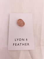 Rose Quartz Brooch