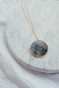 Round Labradorite Necklace