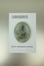 Labradorite Thumb Stone • Transformation, Intuition & Stress Relief Crystal