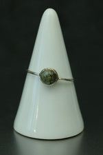 Labradorite Silver Ring - Size R 1/2