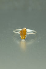 Tigers Eye Silver Ring - Size R