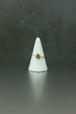 Tiger's Eye Silver Ring - Size R 1/2