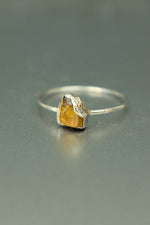 Tiger's Eye Silver Ring - Size R 1/2