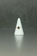 Tigers Eye Silver Ring - Size Q 1/2