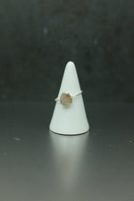 Flower Agate Silver Ring - Size Q 1/2