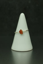 Carnelian Silver Ring - Size O 1/2